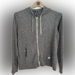 Vuori Dreamknit Zip-Up Hoodie-Heathered Gray